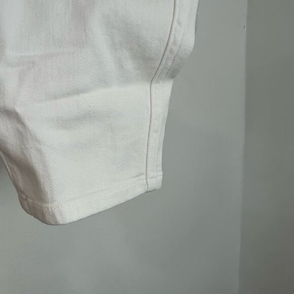 AYR The Beat Barrel Leg Ankle Crop Jean in Tofu White NEW size 23 - Picture 6 of 10